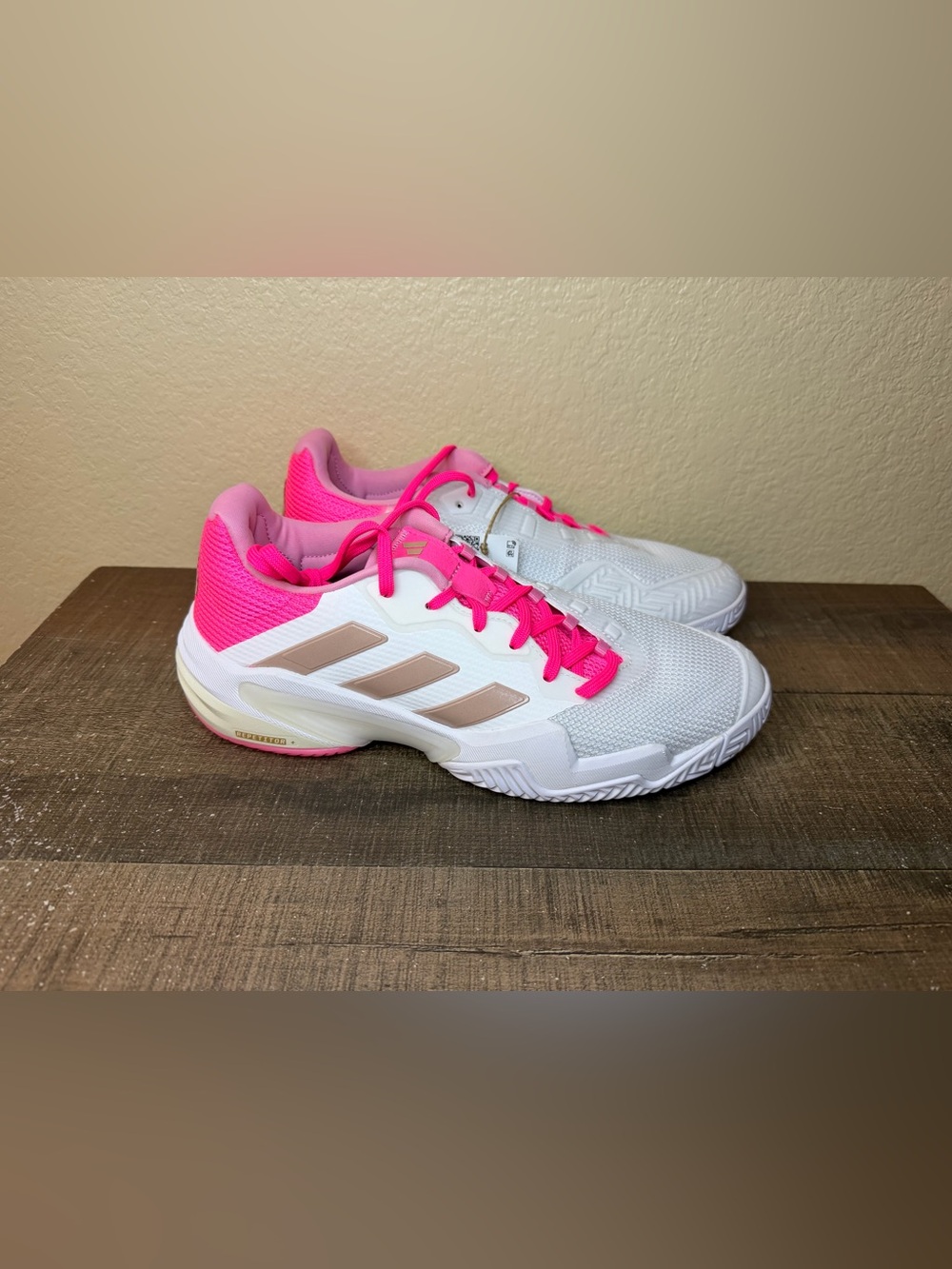 Adidas Barricade 13 “White Pink”
- Size 9.5 Women.